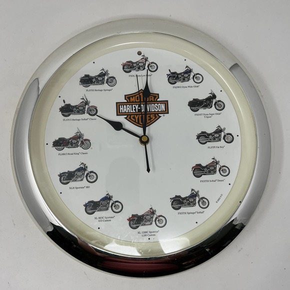 HarleyDavidson Wall Decor Hd Harley Davidson Clock Makes